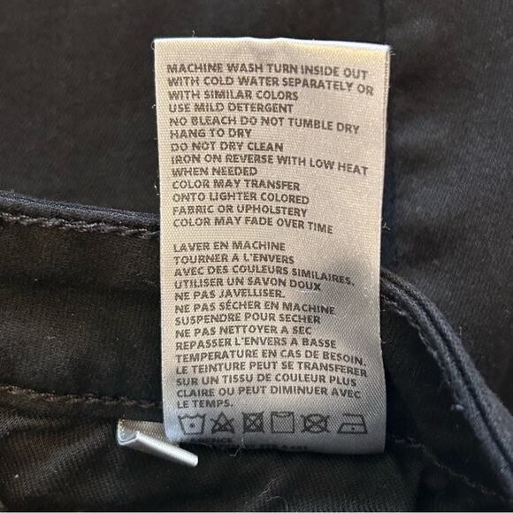 L'AGENCE Margot High Rise Skinny Jean in Noir 24 - Picture 6 of 9